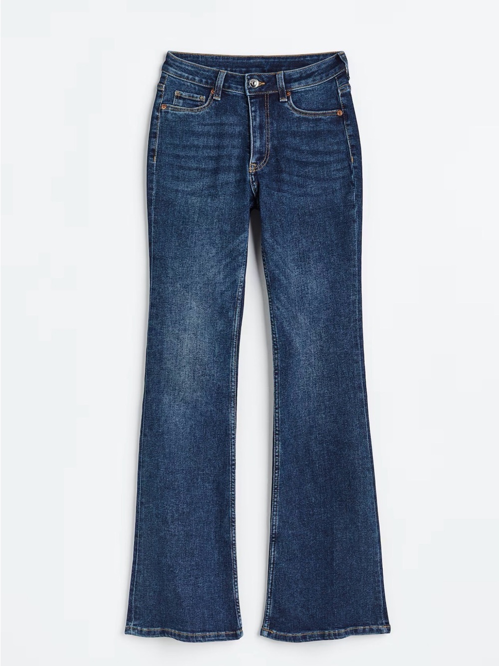 Size 6 | H&M Classic Women's Dark Blue Flare Jeans